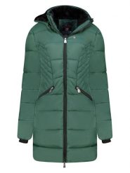 ANAPURNA Płaszcz pikowany "Beeana" w kolorze zielonym rozmiar: XXL. Zielone płaszcze damskie ANAPURNA, xxl, bez wzorów. Za 266.66 zł.