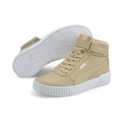 Buty do chodzenia damskie Puma Carina 20 Mid. Białe buty sportowe na co dzień damskie Puma, bez wzorów, z gumy, trekkingowe. Za 199.00 zł.