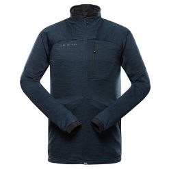 Bluza męska turystyczna szybkoschnąca Alpine Pro Onnec 3. Niebieskie bluzy sportowe męskie Alpine Pro, bez wzorów, z elastanu, sportowe, bez kołnierzyka, bez ramiączek. Za 319.00 zł.
