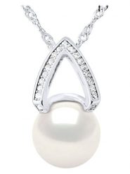 Mitzuko Srebrny naszyjnik z zawieszką - dł. 42 cm rozmiar: onesize. Niebieskie naszyjniki damskie Mitzuko, srebrne. Za 382.99 zł.