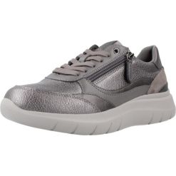 Buty GEOX D PLUMMERY Szary. Szare obuwie trekkingowe damskie Geox. Za 364.99 zł.