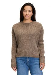 CARTOON Sweter w kolorze jasnobrązowym rozmiar: 44. Brązowe swetry klasyczne damskie Cartoon, z wełny, bez kołnierzyka. Za 109.00 zł.