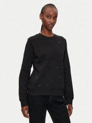 KARL LAGERFELD Bluza 246W1804 Czarny Regular Fit. Czarne bluzy bez kaptura damskie Karl Lagerfeld, xs, z bawełny. Za 739.99 zł.