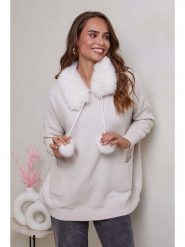 Soft Cashmere Sweter w kolorze jasnoróżowym rozmiar: 38/40. Różowe swetry klasyczne damskie Soft Cashmere, bez kołnierzyka. Za 132.05 zł.