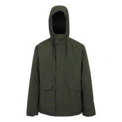 Męska Wodoodporna Kurtka Ocieplana Sterlings. Zielone kurtki męskie Regatta, l, bez wzorów, z materiału, z kapturem. Za 497.99 zł.