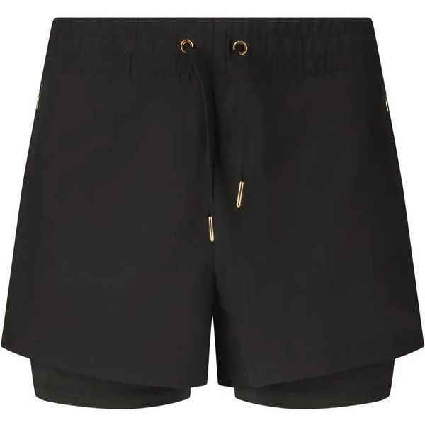 Damskie szorty 2 w 1 Athlecia Timmie V3. Czarne spodenki sportowe damskie Athlecia, l, z materiału, do biegania. Za 187.00 zł.