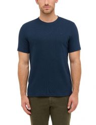 Męski T-Shirt Mustang Style Austin Dark Sapphire 1016872 4136. Niebieskie koszulki męskie z długim rękawem Mustang, m. Za 79.99 zł.