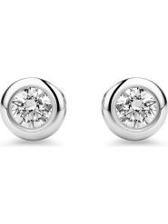 Revoni Złote kolczyki-wkrętki z diamentami rozmiar: onesize. Szare kolczyki damskie Revoni, z diamentem, złote. Za 1,522.99 zł.