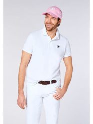 Polo Sylt Koszulka polo w kolorze białym rozmiar: XXL. Białe koszulki polo męskie Polo Sylt, xxl, bez wzorów, z bawełny, bez ramiączek. Za 35.10 zł.