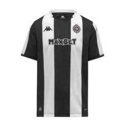 Koszulka domowa FK Partizan Belgrad 2025/26. Białe t-shirty sportowe męskie Kappa, l, z materiału, bez ramiączek, na fitness i siłownię. Za 398.00 zł.