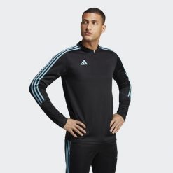 Bluza męska adidas Tiro 23 Club Training Top. Czarne bluzy bez kaptura męskie Adidas, m, z materiału. Za 139.00 zł.