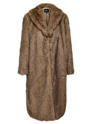 ONLY Futro Dawn 15352794 Brązowy Regular Fit. Brązowe futra damskie Only, l. Za 479.99 zł.