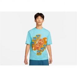 Koszulka sportowa męska Nike Air Jordan 'why Not'. Niebieskie t-shirty sportowe męskie Nike, m, bez ramiączek, na fitness i siłownię. Za 319.99 zł.