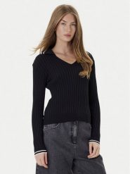 PINKO Sweter Linosa 105418 A2PS Czarny Regular Fit. Czarne swetry klasyczne damskie Pinko, m, z syntetyku, bez kołnierzyka. Za 789.99 zł.