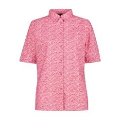 Koszula damska turystyczne CMP 33S5656. Czerwone koszule damskie CMP, l, bez wzorów, sportowe, bez kołnierzyka, bez ramiączek. Za 276.00 zł.