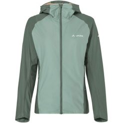 Kurtka damska Scopi Insulation Jacket. Zielone kurtki damskie Vaude, bez wzorów, z hardshellu, bez kaptura. Za 763.05 zł.