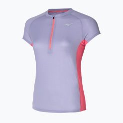 Koszulka do biegania damska Mizuno Trail DAF HZ Tee. Fioletowe t-shirty damskie Mizuno, xl, bez wzorów, z materiału, bez kołnierzyka. Za 97.99 zł.