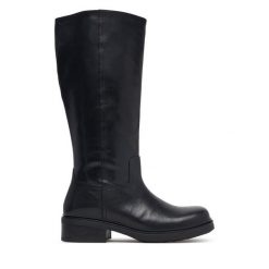 Kozaki Vagabond Shoemakers. Czarne kozaki damskie Vagabond Shoemakers, bez obcasa, na płaskiej podeszwie. Za 1,169.00 zł.