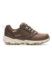 Regatta Buty turystyczne "Amble" w kolorze brązowym rozmiar: 42. Brązowe buty trekkingowe męskie Regatta, z materiału, bez zapięcia, outdoorowe. Za 183.59 zł.
