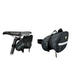 Torba na siodło Topeak Aero Wedge. Czarne torebki klasyczne damskie Topeak, bez wzorów, z materiału, bez dodatków. Za 102.29 zł.