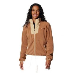 Bluza damska Columbia Sequoia Grove Full Zip. Brązowe bluzy bez kaptura damskie Columbia, s. Za 224.99 zł.