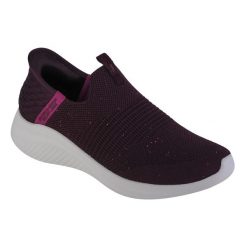 Buty sportowe Sneakersy damskie, Slip-Ins Ultra Flex 3.0-Shiny Night. Czarne buty sportowe na co dzień damskie Skechers, bez wzorów, trekkingowe. Za 399.99 zł.