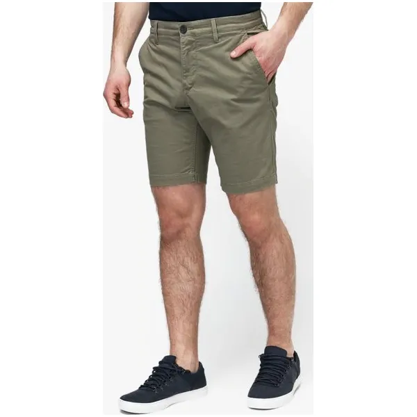 Timberland Szorty Tfo Squam Lk Straight Stretch Twill Chino , zielony, rozmiar 32. Zielone szorty męskie Timberland, z bawełny, bez kołnierzyka. W wyprzedaży za 219.99 zł.