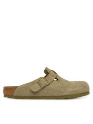 Birkenstock Klapki Boston 1025788 Khaki. Brązowe klapki i japonki męskie Birkenstock, ze skóry. Za 694.99 zł.