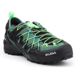 Buty trekkingowe męskie Salewa MS Wildfire Edge Gtx. Czarne buty trekkingowe męskie Salewa, z gumy, bez zapięcia, trekkingowe. Za 1,013.00 zł.