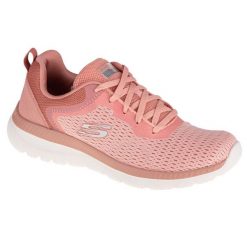 Buty sportowe Sneakersy damskie, Skechers Bountiful - Quick Path. Czerwone buty sportowe na co dzień damskie Skechers, bez wzorów, trekkingowe. W wyprzedaży za 199.00 zł.