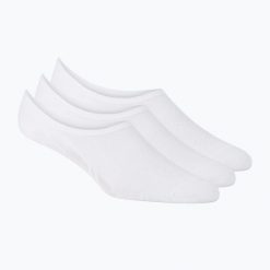 Skarpety damskie SKECHERS Non Terry No Show Liner 3. Białe skarpetki damskie Skechers, z aplikacjami, z elastanu. Za 29.99 zł.