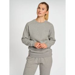 Bluza damska Hummel red Heavy. Szare bluzy sportowe damskie HUMMEL, na wiosnę, s, bez wzorów, z bawełny, bez ramiączek, długie, bez kaptura. Za 186.60 zł.