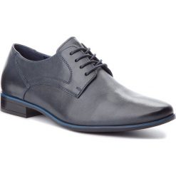 Półbuty LASOCKI FOR MEN MI07-C372-406-03. Niebieskie półbuty męskie Lasocki For Men, ze skóry, bez zapięcia. Za 179.99 zł.