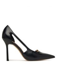 Aldo Szpilki Herbey 14403567 Czarny. Czarne szpilki Aldo, bez wzorów, ze skóry, bez obcasa. Za 339.99 zł.