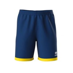 Szorty Errea Barney. Niebieskie spodenki sportowe damskie ERREA, m, z materiału, do biegania. Za 139.50 zł.