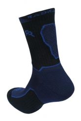 Skarpety termoaktywne turystyczne Rough Radical Crew na zimę i lato. Niebieskie skarpetki męskie ROUGH RADICAL, bez wzorów, z bawełny. Za 29.90 zł.