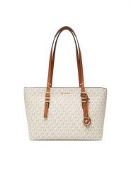 MICHAEL Michael Kors Torebka Quinn 30T5GQNT2B Beżowy. Brązowe torebki klasyczne damskie MICHAEL Michael Kors, bez wzorów, ze skóry, bez dodatków. Za 899.99 zł.