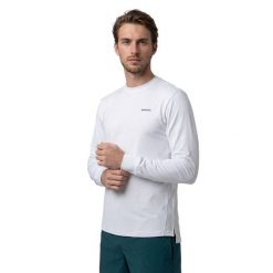 Techniczna koszulka tenisowa z długim rękawem Siroko Roma White. Białe koszulki męskie z długim rękawem SIROKO, m, z materiału. Za 128.00 zł.