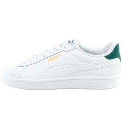 Buty Puma Smash 3.0 390987 14 białe. Białe buty sportowe na co dzień męskie z gumy, bez zapięcia. Za 365.58 zł.