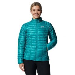 Damska kurtka turystyczna Mountain Hardwear Ghost Whisperer/2. Zielone kurtki damskie MOUNTAIN HARDWEAR, bez wzorów, z puchu, bez kaptura. Za 1,529.55 zł.