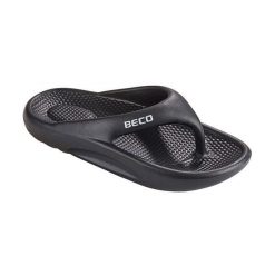 Beco Easy klapki unisex, czarne. Czarne klapki damskie 47 Brand, bez wzorów, bez obcasa. Za 201.99 zł.