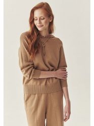 TATUUM Sweter "Floksi" w kolorze beżowym rozmiar: XS. Brązowe swetry klasyczne damskie Tatuum, xs, bez kołnierzyka. Za 164.95 zł.