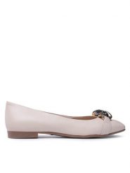 Lasocki Baleriny RST-IRENA-11 Beżowy. Brązowe baleriny damskie Lasocki, bez wzorów, ze skóry, bez obcasa. Za 179.99 zł.