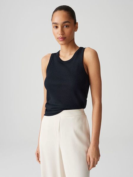 OPUS Top "Ilesso" w kolorze czarnym rozmiar: 40. Czarne topy damskie Opus, bez wzorów, z wiskozy, bez kołnierzyka. Za 65.99 zł.