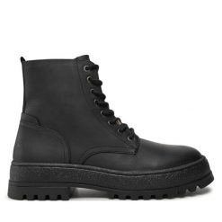 Trapery Pepe Jeans. Czarne buty zimowe męskie Pepe Jeans, z jeansu, bez zapięcia. Za 529.99 zł.