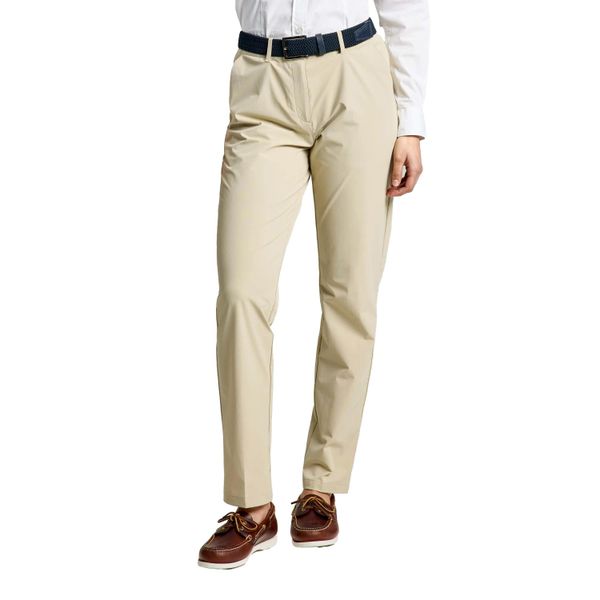 Spodnie Chino Slam Ws Tech Damskie. Brązowe spodnie materiałowe damskie SLAM, bez wzorów, z materiału, klasyczne. Za 484.99 zł.