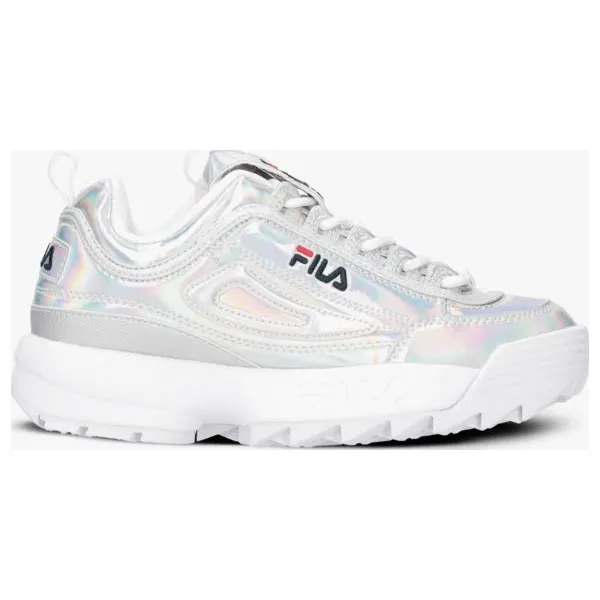 Fila Disruptor M Low Wmn buty damskie, srebrny, rozmiar 5,5. Szare buty sportowe na co dzień damskie Fila, bez wzorów, z gumy. W wyprzedaży za 433.49 zł.