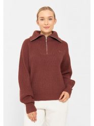 Bench Sweter "Thurynn" w kolorze jasnobrązowym rozmiar: 42. Brązowe golfy damskie Bench, bez wzorów, bez ramiączek. Za 92.42 zł.