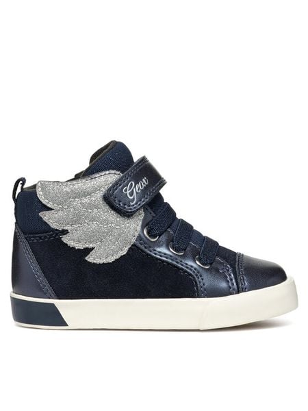 Geox Sneakersy B Kilwi Girl B36D5A 022NF C4P1W M Granatowy. Niebieskie buty sportowe dziewczęce Geox, bez wzorów, ze skóry, bez zapięcia. Za 159.99 zł.
