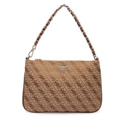 Torebka Guess. Brązowe torebki klasyczne damskie Guess, z aplikacjami, bez dodatków. Za 269.99 zł.